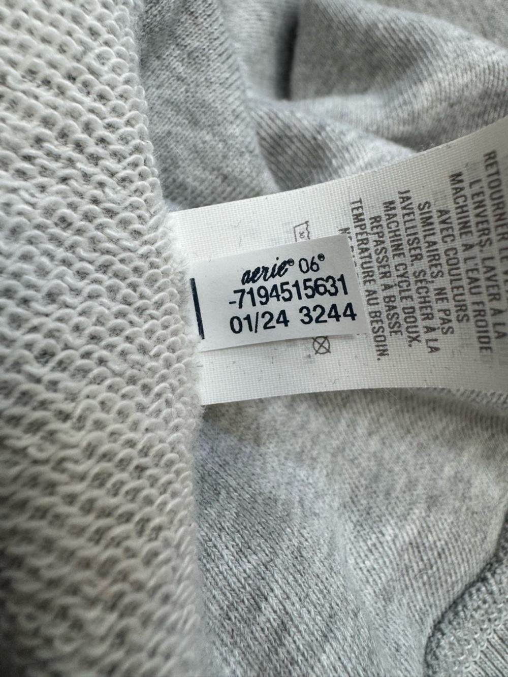 Aerie Vacay Everyday V-Neck Sweatshirt Women’s XXL Oversized Loungewear Travel - Picture 12 of 12
